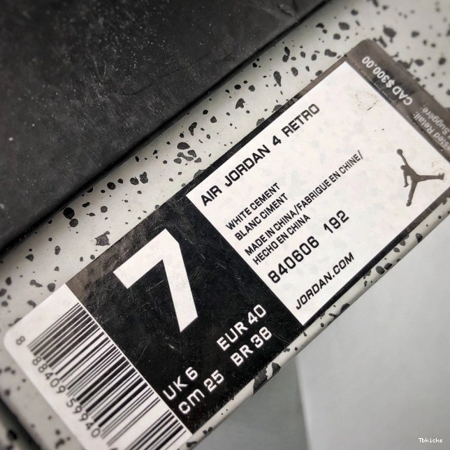 Reps TBK White Jordan OG Air Cement (nike) 840606-192 4 0824